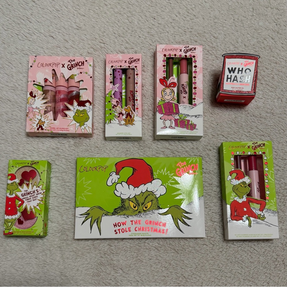 The Grinch x Colourpop Collection